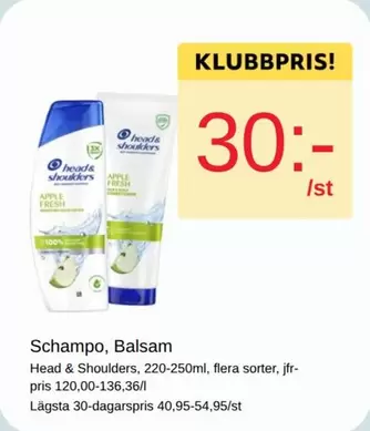 Head & Shoulders - Schampo, Balsam