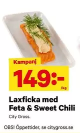 Laxficka med Feta & Sweet Chili