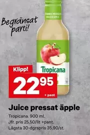 tropicana - Juice pressat äpple