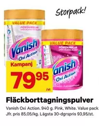 Vanish - Fläckborttagningspulver