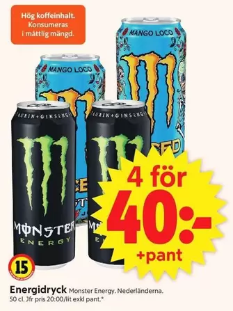 Monster energy - Energidryck