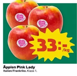 Äpplen Pink Lady