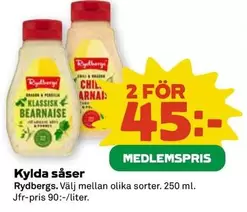 Rydbergs - Kyllda såser