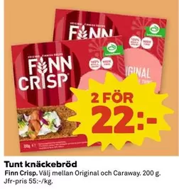 Tunt knäckebröd