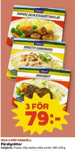 Findus - Färdigrätter