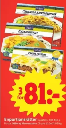 Enportionsrätter
