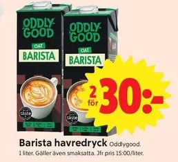 Barista havreydryck
