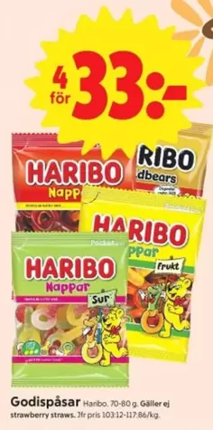 Haribo - Godispåsar