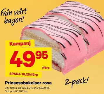Prinsessbakelser rosa