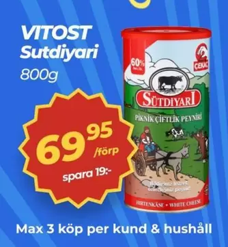 Sutdiyari Pıknık Çiftlik Peyniri