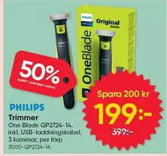 philips - One Blade QP2724-14 Trimmer