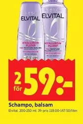 Schampo, balsam