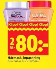 L'Oreal - Hårmask, inpackning