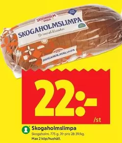 Skogaholm - slimpa