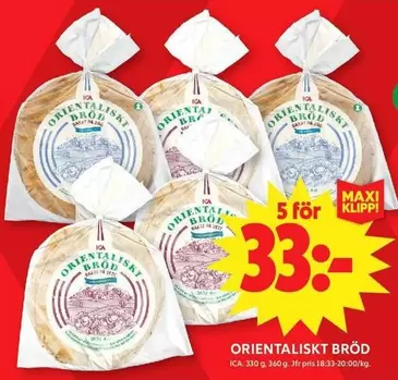 ORIENTALISKT BRÖD