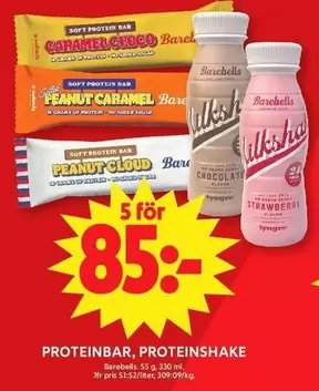 PROTEINBAR, PROTEINSHAKE