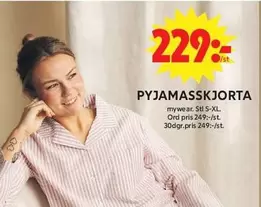Mywear - PYJAMASSKJORTA
