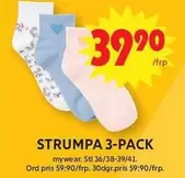 Mywear - STRUMPA 3-PACK