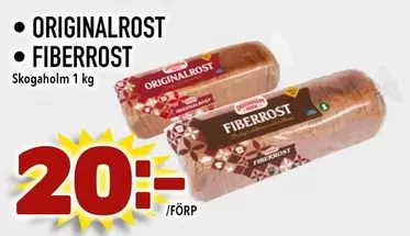 Skogaholm - ORIGINALROST FIBERROST