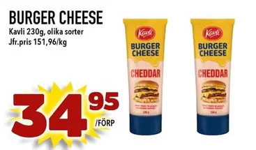 kavli - BURGER CHEESE