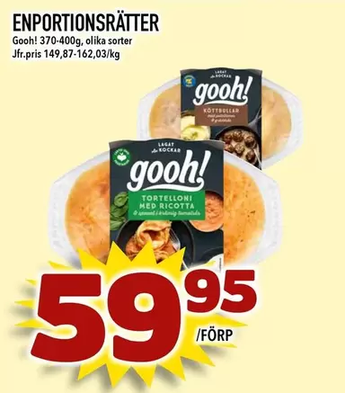 Gooh - ENPORTIONSRÄTTER