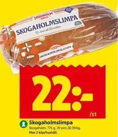 Skogaholm - slimpa