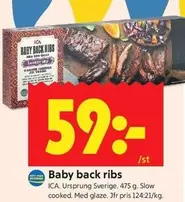 Baby back ribs