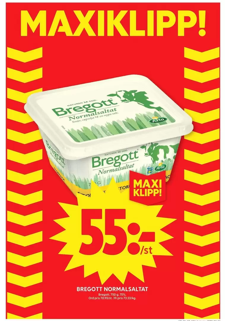 Bregott -  Normalsaltat