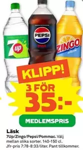 Pepsi - 7Up/Zingo//Pommac