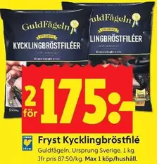 Guldfågeln - Kycklingbröstfilé