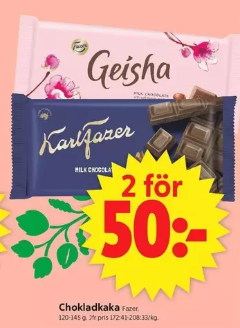 Karl Fazer - Geisha Chokladkaka