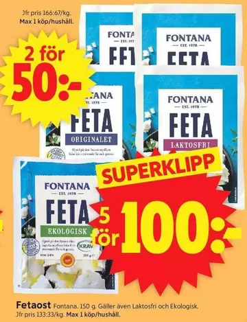 Fontana - Fetaost