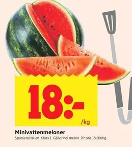 Minivattenmeloner