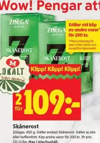 Zoegas - Skånerost