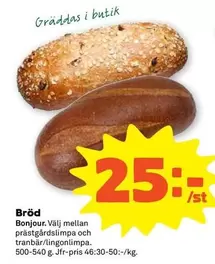 Bonjour - Bröd
