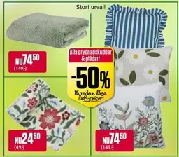prydnadskuddar & plädar