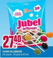 Jubel lollipops