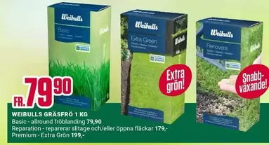 Extra - WEIBULLS GRÄSFRO 1 KG