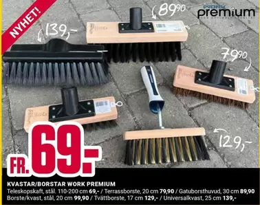 KVSTAR/BORSTAR WORK PREMIUM Teleskopstål