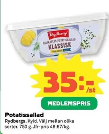 Rydbergs - Potatissallad