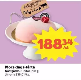 Mors dags-tårta