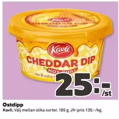 kavli - CHEDDAR DIP HOT CHILI