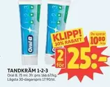Oral B - TANDKRÄM 1-2-3