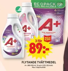 Flytande tvättmedel