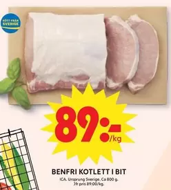 BENFRI KOTLETT I BIT
