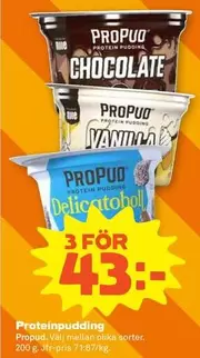 Protein pudding