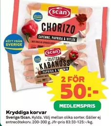 Scan - CHORIZO / KABANOSS