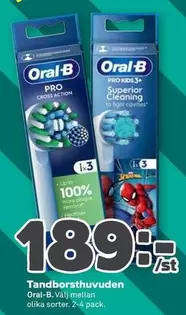 Oral B - Tandborsthuvuden