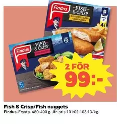 Findus - Fish & Crisp/Fish nuggets