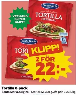 Santa Maria - Tortilla Original